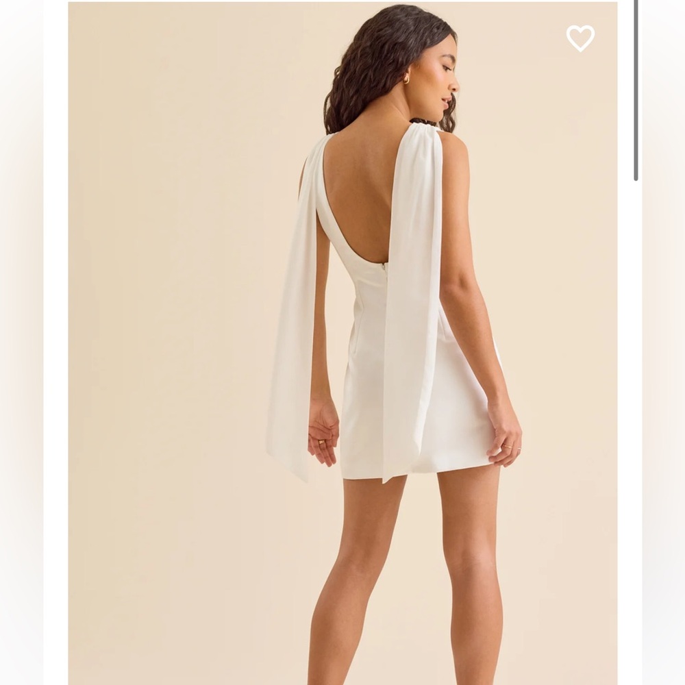 NWT Altar'd State Mini Dress with Draped Shoulder Panel